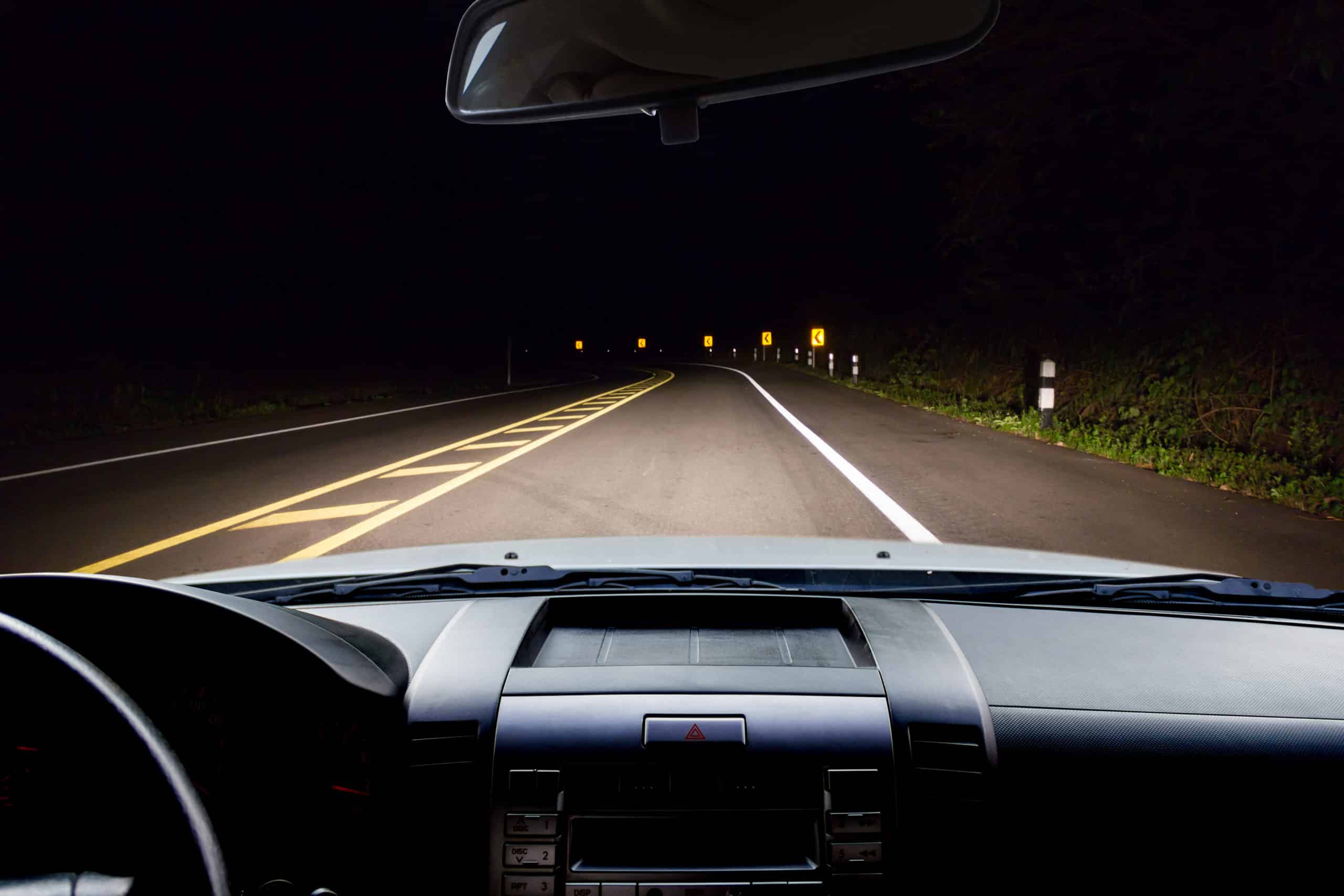 The danger of Texas roads increases during the nighttime with higher rates of fatal car accidents.