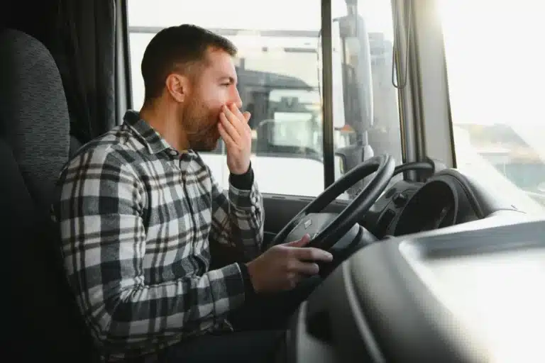 Dangers of a Semi Truck Driver Falling Asleep at the Wheel