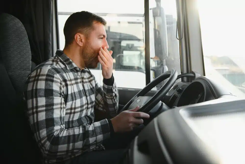 Dangers of a Semi Truck Driver Falling Asleep at the Wheel