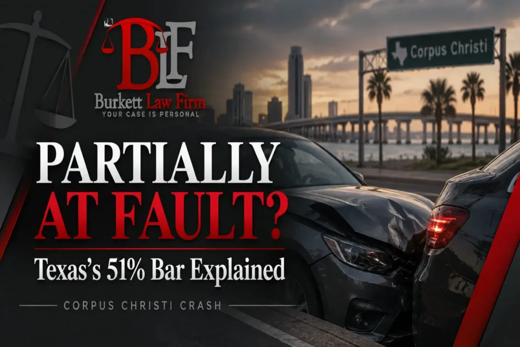 Partially at Fault in a Corpus Christi Crash