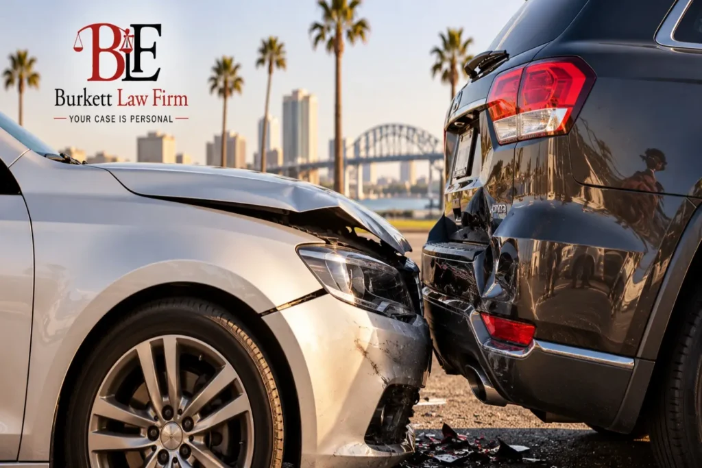Who's at fault in a rear end collision in texas
